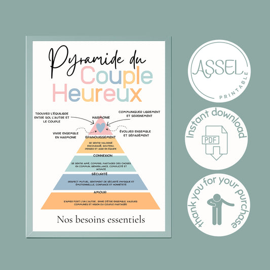 affiche de couple heureux